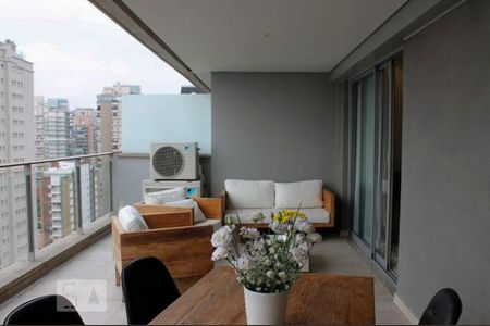 Varanda de apartamento para alugar com 1 quarto, 78m² em Vila Nova Conceição, São Paulo