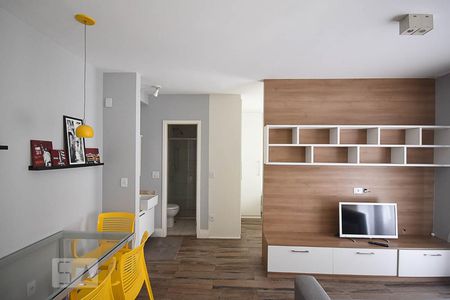 Sala de apartamento à venda com 1 quarto, 38m² em Vila Andrade, São Paulo