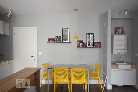 Sala de Jantar de apartamento à venda com 1 quarto, 38m² em Vila Andrade, São Paulo