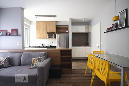 Sala de apartamento à venda com 1 quarto, 38m² em Vila Andrade, São Paulo