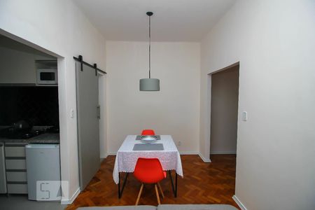 Sala de Jantar de apartamento para alugar com 1 quarto, 46m² em Glória, Rio de Janeiro