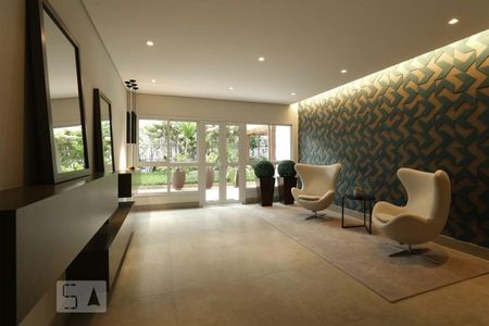 Área comum - Hall social de apartamento para alugar com 1 quarto, 35m² em Liberdade, São Paulo