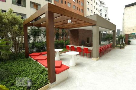 Apartamento para alugar com 35m², 1 quarto e sem vaga Apartamento para alugar com 35m², 1 quarto e sem vagaÁrea comum - Churrasqueira