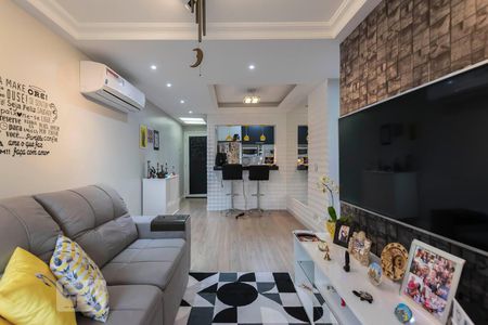 Sala de apartamento à venda com 2 quartos, 52m² em Vila Santo Estéfano, São Paulo