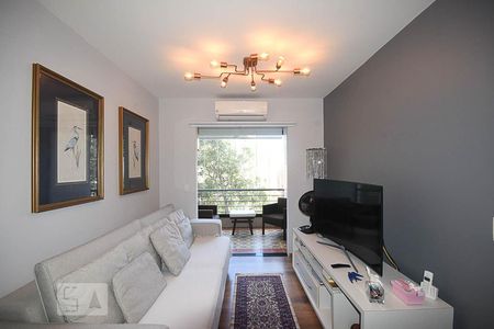 Sala de apartamento para alugar com 2 quartos, 70m² em Paraíso do Morumbi, São Paulo