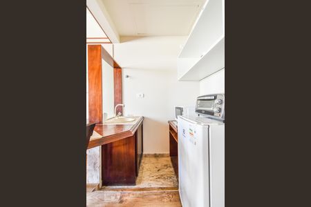 Cozinha de apartamento para alugar com 1 quarto, 35m² em Jardim Paulista, São Paulo