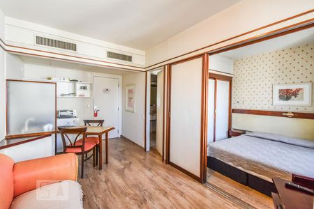Sala e Cozinha de apartamento para alugar com 1 quarto, 35m² em Jardim Paulista, São Paulo