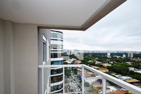 varanda Sala de apartamento para alugar com 2 quartos, 55m² em Jardim Paulistano, São Paulo