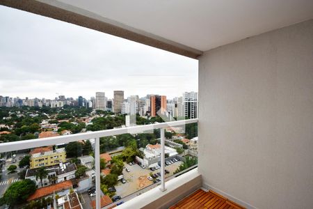varanda Sala de apartamento para alugar com 2 quartos, 55m² em Jardim Paulistano, São Paulo
