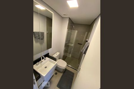 Banheiro  de kitnet/studio à venda com 1 quarto, 21m² em Vila Mariana, São Paulo