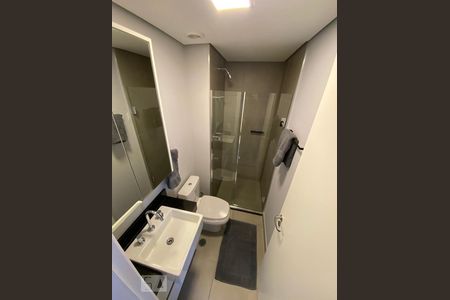 Banheiro de kitnet/studio à venda com 1 quarto, 21m² em Vila Mariana, São Paulo
