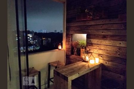 varanda de apartamento para alugar com 1 quarto, 73m² em Paraíso do Morumbi, São Paulo