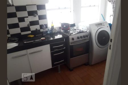 Cozinha de apartamento à venda com 1 quarto, 40m² em Santa Cecília, São Paulo