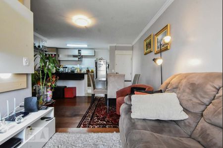 Sala de Estar de apartamento para alugar com 2 quartos, 69m² em Campo Belo, São Paulo