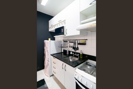 Cozinha de apartamento para alugar com 1 quarto, 38m² em Chácara Santo Antônio (zona Sul), São Paulo