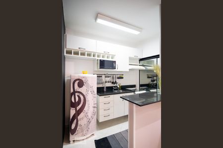 Cozinha de apartamento para alugar com 1 quarto, 38m² em Chácara Santo Antônio (zona Sul), São Paulo