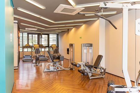 Apartamento para alugar com 16m², 1 quarto e sem vaga Apartamento para alugar com 16m², 1 quarto e sem vagaÁrea comum - Academia