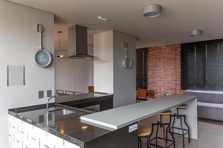 Apartamento para alugar com 16m², 1 quarto e sem vaga Apartamento para alugar com 16m², 1 quarto e sem vagaÁrea comum - Espaço Gourmet