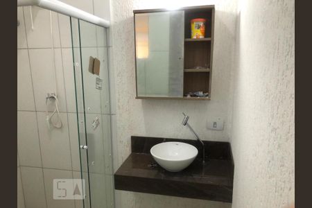 Banheiro Social de kitnet/studio para alugar com 1 quarto, 16m² em Mirandópolis, São Paulo