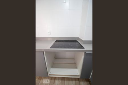 Apartamento para alugar com 36m², 2 quartos e sem vagaCooktop elétrico e espaço para forno