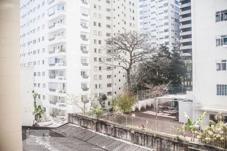 Vista da Sala de apartamento à venda com 3 quartos, 123m² em Higienópolis, São Paulo