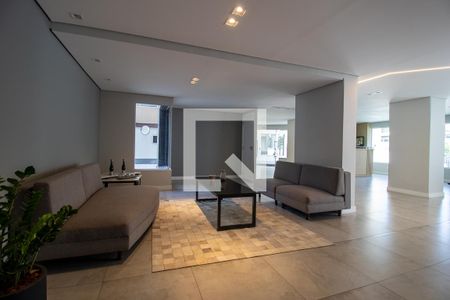 Hall de entrada de apartamento para alugar com 3 quartos, 90m² em Cristo Rei, Curitiba