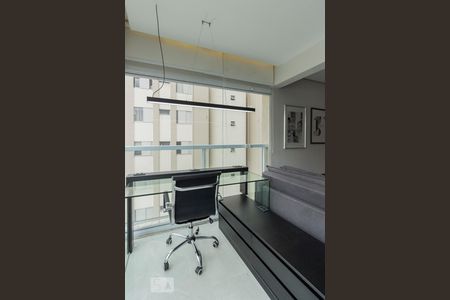 Sala de apartamento à venda com 1 quarto, 43m² em Santo Amaro, São Paulo