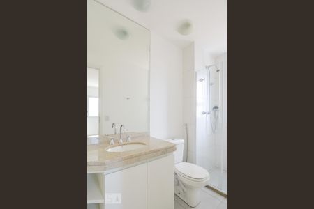 Banheiro da Suíte de apartamento para alugar com 1 quarto, 52m² em Alphaville Conde Ii, Barueri