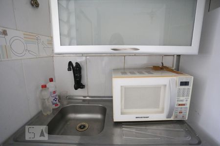Cozinha de kitnet/studio à venda com 1 quarto, 34m² em Bela Vista, São Paulo