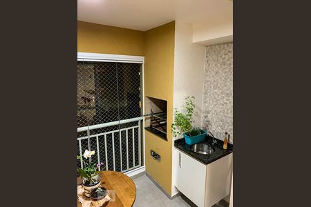 Varanda da Sala de apartamento para alugar com 2 quartos, 68m² em Osvaldo Cruz, São Caetano do Sul
