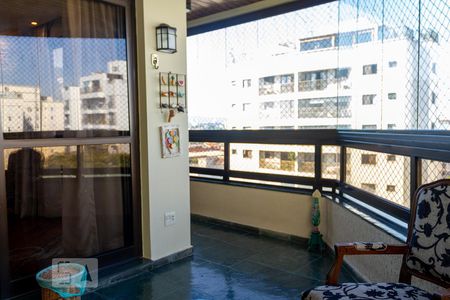 Varanda da Sala de apartamento à venda com 5 quartos, 208m² em Lapa, São Paulo