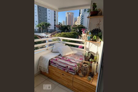 Varanda da Sala de apartamento para alugar com 1 quarto, 62m² em Vila Anglo Brasileira, São Paulo
