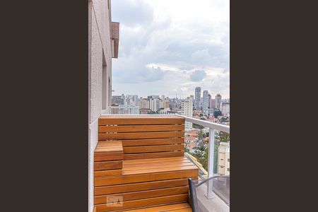 Studio à venda com 76m², 1 quarto e 1 vagaVaranda