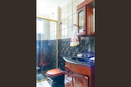 Banheiro Social de apartamento à venda com 2 quartos, 56m² em Rudge Ramos, São Bernardo do Campo