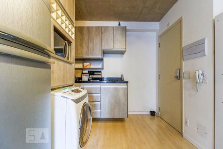 Cozinha de kitnet/studio para alugar com 1 quarto, 35m² em Santo Amaro, São Paulo