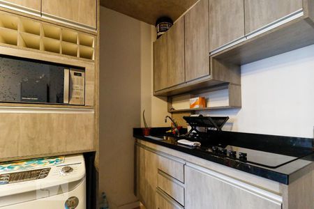 Cozinha de kitnet/studio para alugar com 1 quarto, 35m² em Santo Amaro, São Paulo