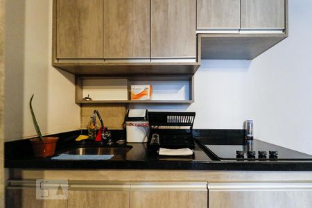Cozinha de kitnet/studio para alugar com 1 quarto, 35m² em Santo Amaro, São Paulo