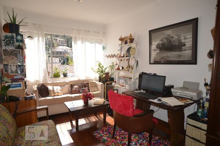 Sala de apartamento à venda com 3 quartos, 100m² em Laranjeiras, Rio de Janeiro