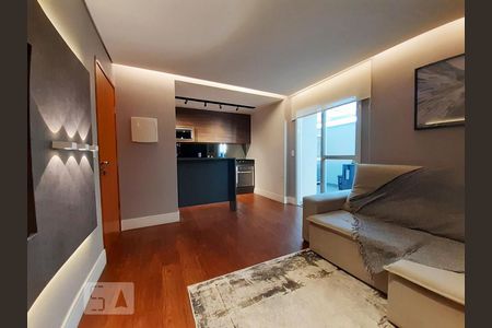 Sala de apartamento para alugar com 1 quarto, 67m² em Baeta Neves, São Bernardo do Campo