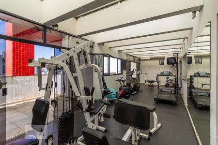 Academia de apartamento para alugar com 1 quarto, 35m² em Vila Nova Conceição, São Paulo