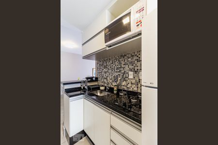 Cozinha de apartamento para alugar com 1 quarto, 35m² em Vila Nova Conceição, São Paulo