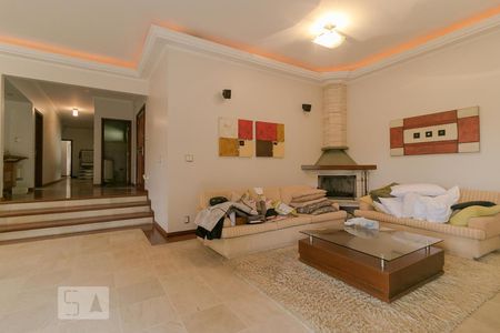 Sala de Estar de casa de condomínio para alugar com 5 quartos, 520m² em Jardim Botânico (sousas), Campinas