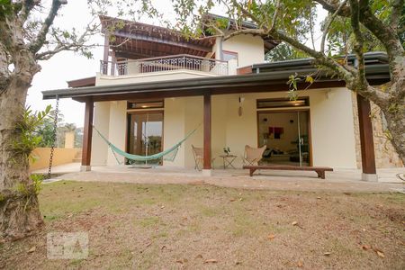 Varanda das Salas de casa de condomínio para alugar com 5 quartos, 520m² em Jardim Botânico (sousas), Campinas