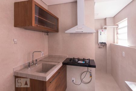 Cozinha de apartamento para alugar com 1 quarto, 59m² em Perdizes, São Paulo