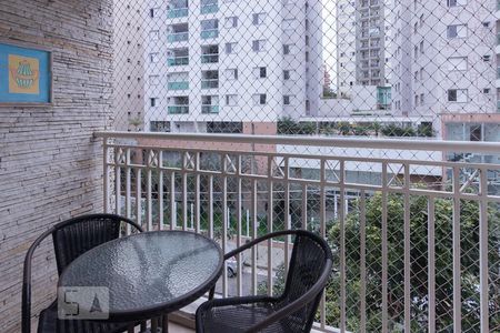 Varanda Sala de apartamento à venda com 1 quarto, 62m² em Vila Ipojuca, São Paulo