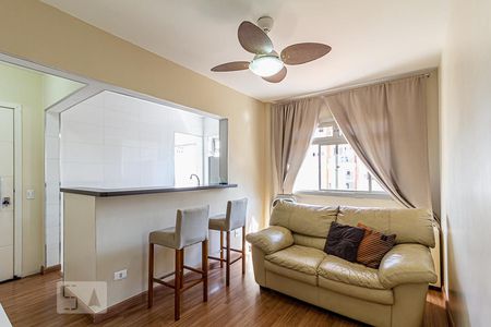 Sala de apartamento à venda com 1 quarto, 48m² em Vila Olímpia, São Paulo