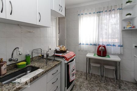 Cozinha de apartamento à venda com 2 quartos, 49m² em Jardim Independência, São Paulo