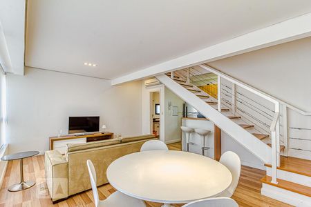 Sala de apartamento à venda com 1 quarto, 63m² em Vila Olímpia, São Paulo