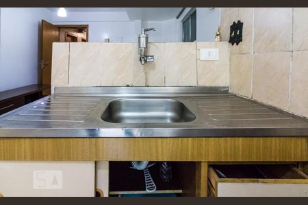 Pia da Cozinha de kitnet/studio à venda com 1 quarto, 38m² em Bela Vista, São Paulo