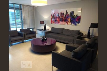 sala comum de kitnet/studio para alugar com 1 quarto, 34m² em Rebouças, Curitiba